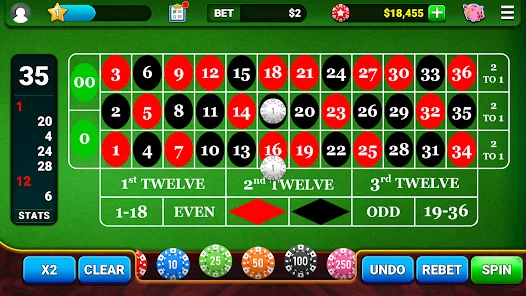 欧式轮盘游戏界面